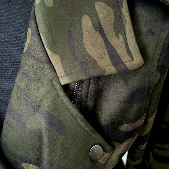 NWT Sanctuary Camouflage Faux Suede Moto Jacket - Picture 9 of 10